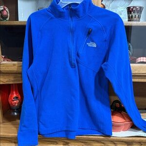 The North Face Men's Vibrant Blue Zip-Up Sweater